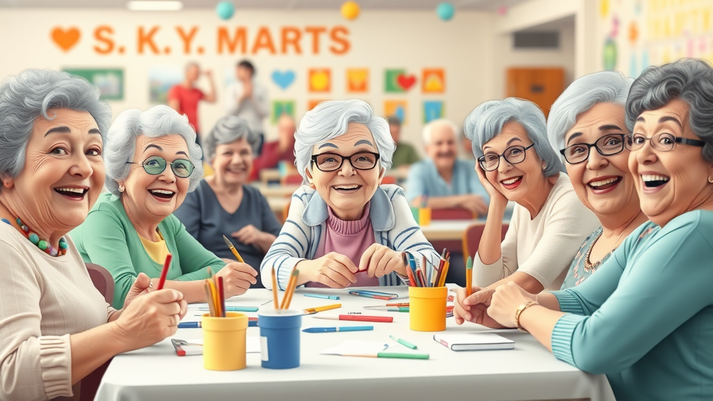 vibrant senior living communities in North Carolina arts and crafts