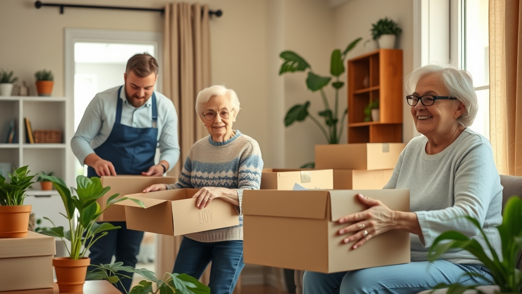 supported moving day for seniors in Raleigh NC, welcoming community and caring staff